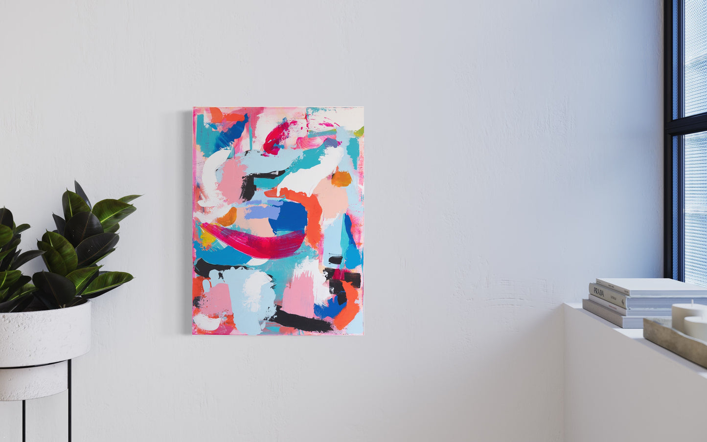 Step Away From The White Noise (18" x 24")